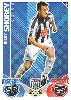 Nicky Shorey West Bromwich Albion 2010/11 Topps Match Attax #293